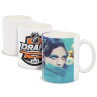 11 oz White Glossy Ceramic Mug