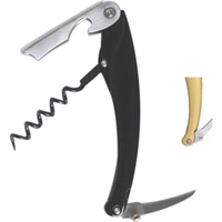 Waiter's corkscrew that features a solid metal alloy body and a... from ASI...