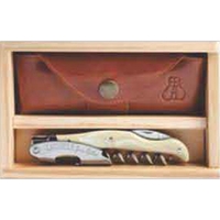 Laguiole Millesime® Corkscrew Set - Blonde Horn ABS Handle