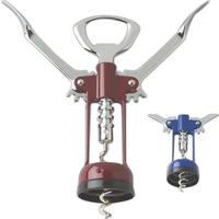 Wing Corkscrew, Open Spiral Worm, Chrome Plated