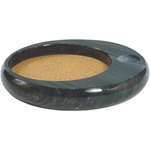 Sommelier's Wine Bottle Coaster, Black Marble