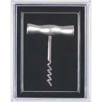 1 3/8" x 1" T-shaped corkscrew lapel pin with butterfly clutch... from ASI...