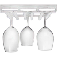 11 1/4" x 9 1/2" acrylic stemware rack holds 9 to... from ASI 55450 Franmara Inc