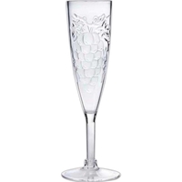 Grape Champagne Flute, Acrylic, 6 oz.