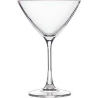 Martini Glass, Acrylic 8 oz. rimfull