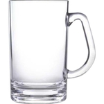 Beer Mug, Small, Acrylic 20 oz. rimfull