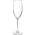 Meritus Flute Glass, 8 oz. rimfull