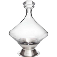 Orbital Decanter w/ Brushed Stainless Steel Base