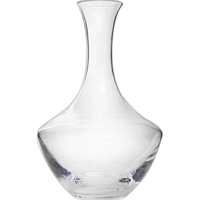Burgundy lead free 8 3/4" x 7 1/8" crystal decanter with... from ASI 55450...