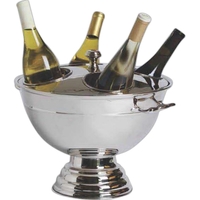 Stainless steel 12" x 15 1/2" x 13 1/2" four bottle... from ASI 55450...