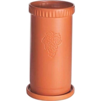 Tall bottle terra cotta cooler with matching saucer.... from ASI 55450...