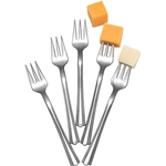 Appetizer Forks, Metallized Finish