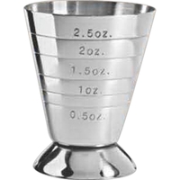 Multi-Level Jigger Cup, Stainless Steel
