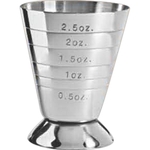 Multi-Level Jigger Cup, Stainless Steel