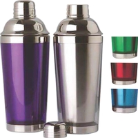 Double wall stainless steel 8 3/4" x 3 3/8" cocktail shaker... from ASI 55450...