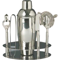 Side Bar Cocktail Shaker Set, Stainless Steel