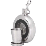 Collapsible Cup Pocket Flask, 8 oz