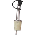 Bottle Pourer, Stainless With Agglomerate Cork, 2 to a Card