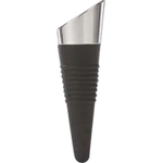 Zocco Rubber Bottle Stopper, Metal Plated Top