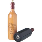 Cellarmaster's™ Wood Bottle Peppermill, Bordeaux Shape