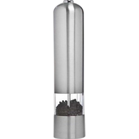 Grand Cuisine Electric Pepper/Salt Mill, Stainless Steel
