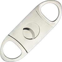 18/0 Stainless steel 1 3/8" x 3 5/8" twin-blade cigar cutter... from ASI...