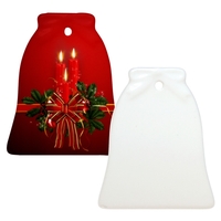 3" Ceramic Bell Tree Ornament