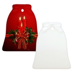 3" Ceramic Bell Tree Ornament