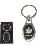 Chrome metal key holder with gift case