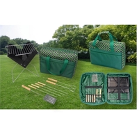 BBQ set (Carrying Bag + BBQ Grill + 6 pcs BBQ... from ASI 64845 Kin Image Inc