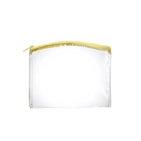 Arched Top Clear Zippered Pouch