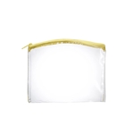Arched Top Clear Zippered Pouch