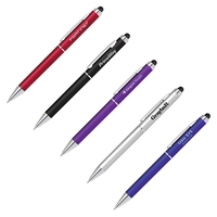 Twist action ballpoint plastic pen with Stylus... from ASI 34800 Alstar...