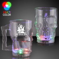 Blank or imprinted. Custom Light Up Skull Halloween Party Mug.... from ASI...