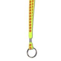 Standard 3/8" width lanyard with split ring attachment.... from ASI 68707...
