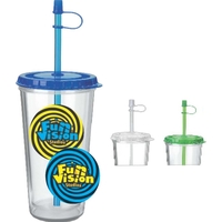 Flip - Take-Out tumbler with animated circle patch insert.... from ASI 52480...