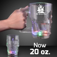 20 oz. Flashing LED Big Skull Mug