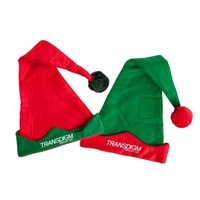 Festive elf hat made of felt material with pom-pom on top.... from ASI 98360...
