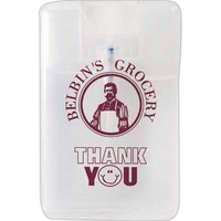 Credit card shaped antibacterial hand cleanser. FDA certified.... from ASI...