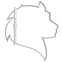 Horse shaped dry erase memo board with marker.... from ASI 67620 Lion Circle...