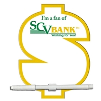 Dollar Sign Erasable Memo Board