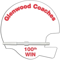 Helmet shaped dry erase memo board with marker.... from ASI 67620 Lion Circle...