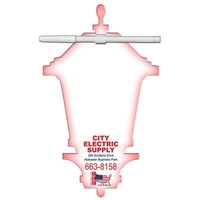 Lamp shaped dry erase memo board with marker.... from ASI 67620 Lion Circle...