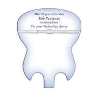 Electric guitar shaped dry erase memo board with marker.... from ASI 67620...