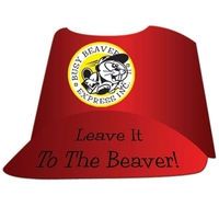 Tops all cap made from 14 pt., high density, white poster... from ASI 67620...