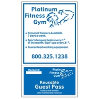 Magnet with detachable 2" x 3 1/2" coupon.... from ASI 67620 Lion Circle Corp...