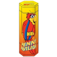 Hexagon shape bank made from white paper board.... from ASI 67620 Lion Circle...