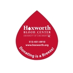 Tear Drop Hand Fan Without Stick