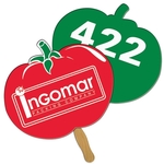 Fruit Auction Hand Fan Full Color