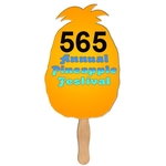 Pineapple Auction Hand Fan Full Color